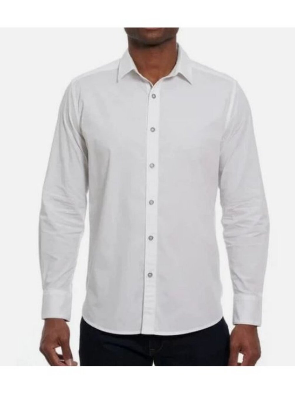 Robert Graham Seaworthy Long Sleeve Sport Shirt White Classic Fit Size XL NWT